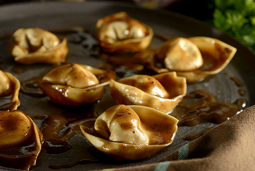 Tortelli di ossobuco con Brancaia Ilatraia